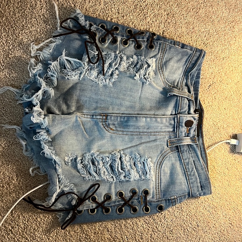 Fashion Nova jean shorts